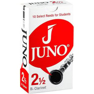 Bb Clarinet JUNO Reeds - Box of 10 - 2.5 Strength